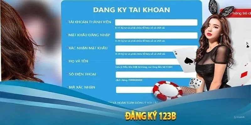 123B - Trang chủ nhà cái 123B đăng ký nhận 100K 25 Hướng dẫn đăng ký tài khoản 123B